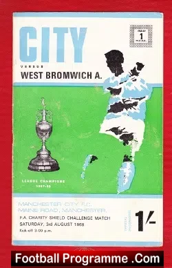 Manchester City v WBA 1968 – Charity Shield Match