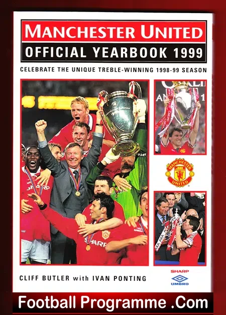Manchester United Official Yearbook 1998 – 1999 – Treble Season