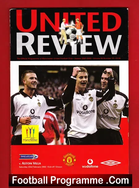 Manchester United v Aston Villa 2002