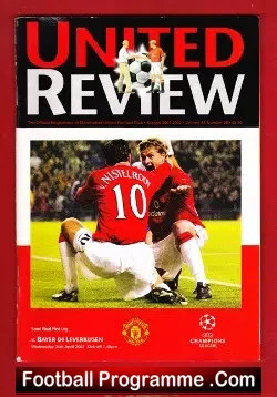 Manchester United v Bayer Leverkusen 2002
