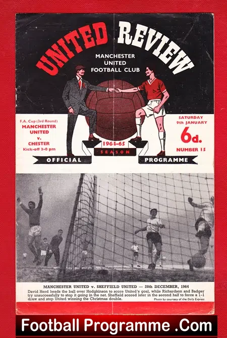 Manchester United v Chester City 1965 – Albert Kinsey Debut