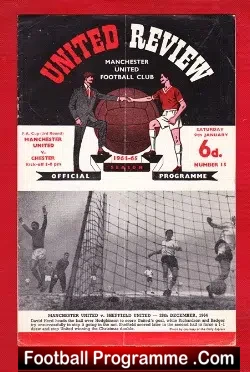 Manchester United v Chester City 1965 – Albert Kinsey Debut