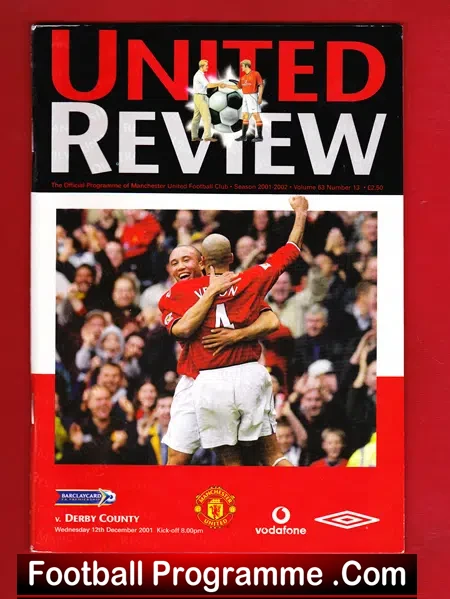 Manchester United v Derby County 2001