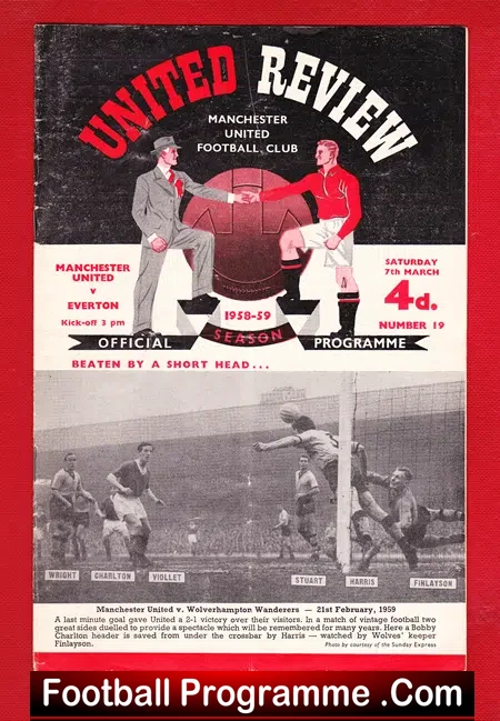 Manchester United v Everton 1959