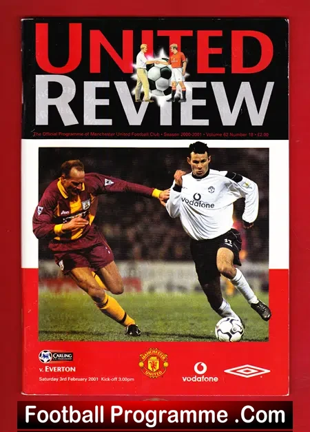 Manchester United v Everton 2001