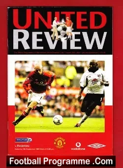 Manchester United v Everton 2001