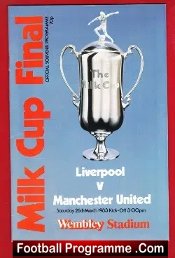 Manchester United v Liverpool 1983 – League Cup Final