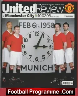 Manchester United v Manchester City 2008 Plus Munich Tribute Mag