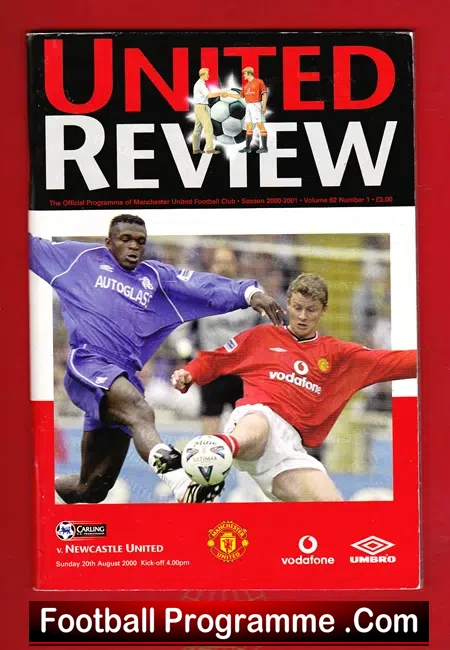 Manchester United v Newcastle United 2000