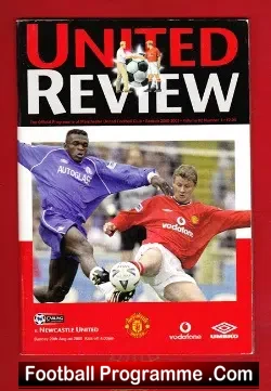 Manchester United v Newcastle United 2000