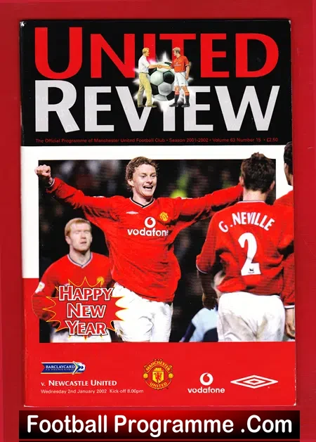 Manchester United v Newcastle United 2002