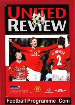 Manchester United v Newcastle United 2002