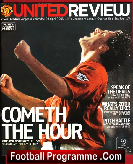 Manchester United v Real Madrid 2003 – The Classic Game