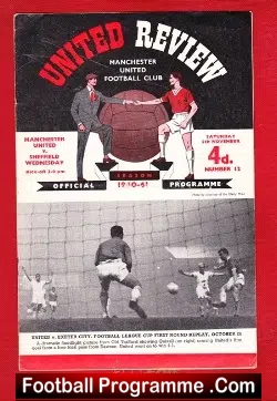 Manchester United v Sheffield Wednesday 1960