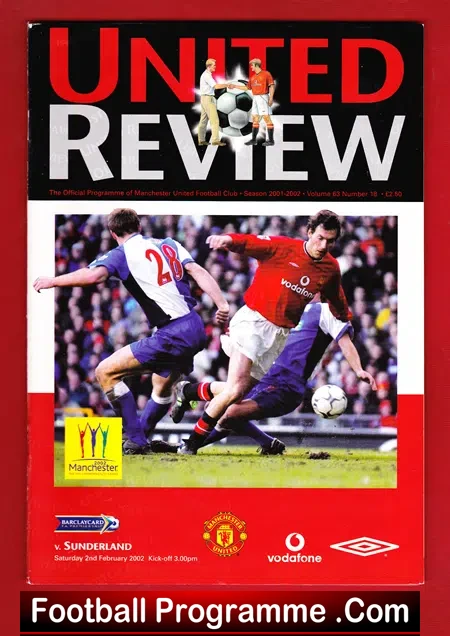 Manchester United v Sunderland 2002