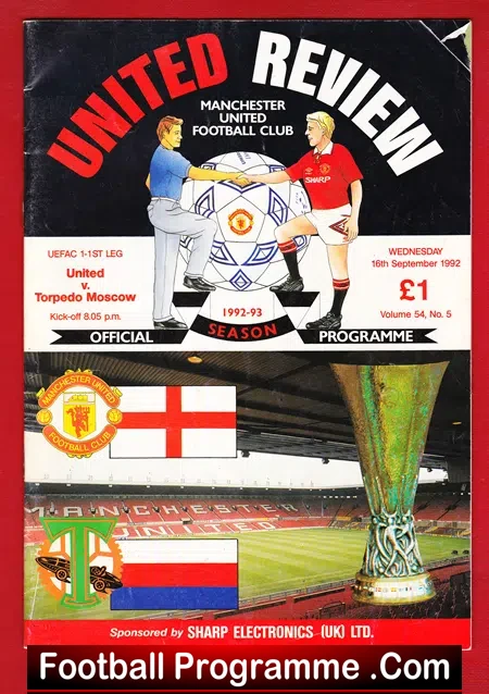 Manchester United v Torpedo Moscow 1992 – Gary Neville Debut