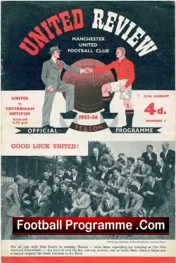 Manchester United v Tottenham 1955