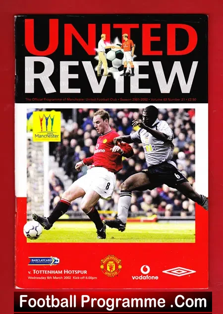 Manchester United v Tottenham 2002
