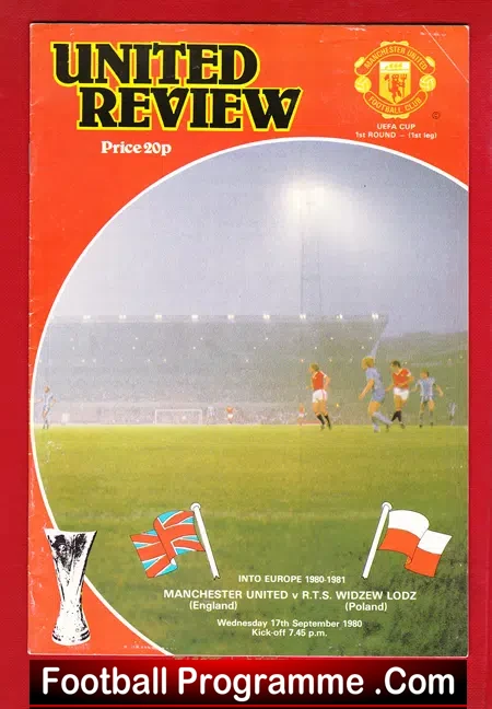 Manchester United v Widzew Lodz 1980 – Polish UEFA Cup