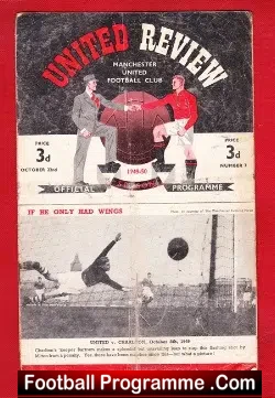 Manchester United v Wolves 1949 – 1940s Man Utd