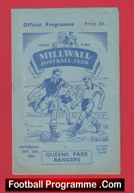 Millwall v QPR 1954 – 1950s