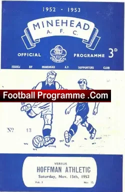 Minehead v Hoffman Athletic 1952 – 1950s