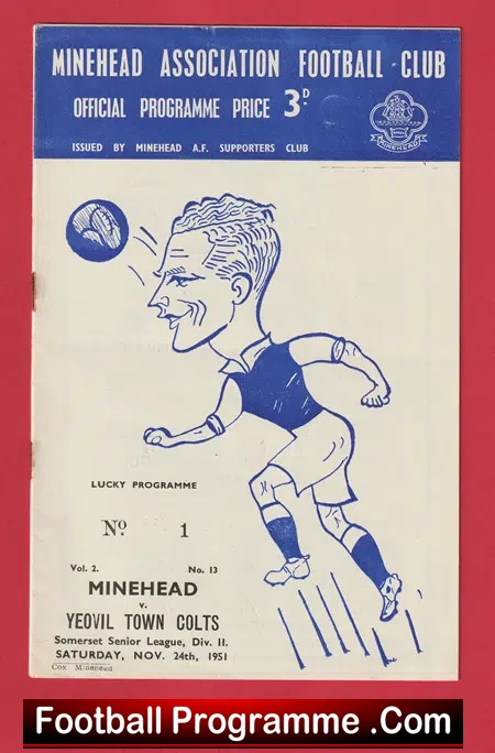 Minehead v Yeovil Town 1951