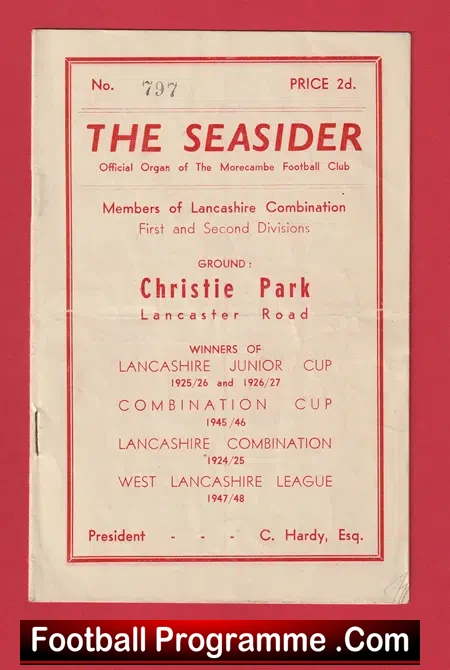 Morecambe v Netherfield 1951 – 1950s