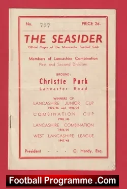 Morecambe v Netherfield 1951 – 1950s