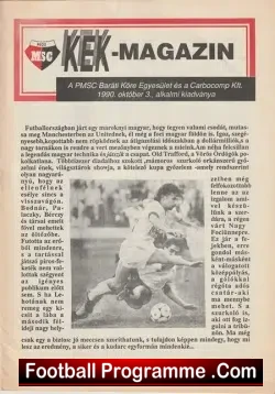 Pecsi Munkas v Manchester United 1990 – ECWC Hungary