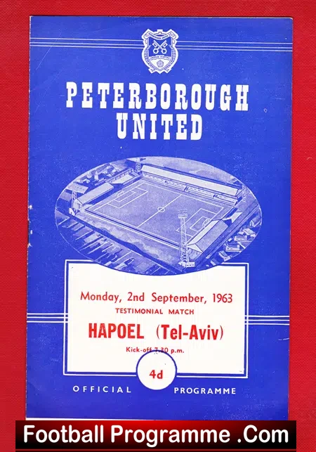 Peterborough United v Hapoel Tel Aviv 1963 – Jewish Team Israel