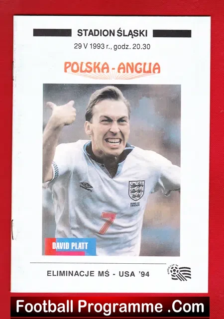 Poland v England 1993 – Plus the Stats Sheet