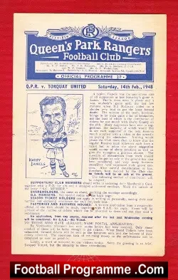 Queens Park Rangers v Torquay United 1948
