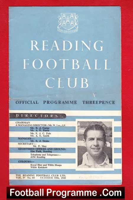 Reading v Aldershot 1949 – 1940s