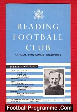 Reading v Exeter City 1955