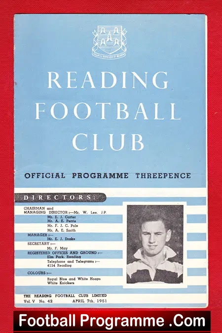 Reading v Newport County 1951