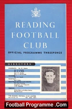 Reading v Southend United 1954