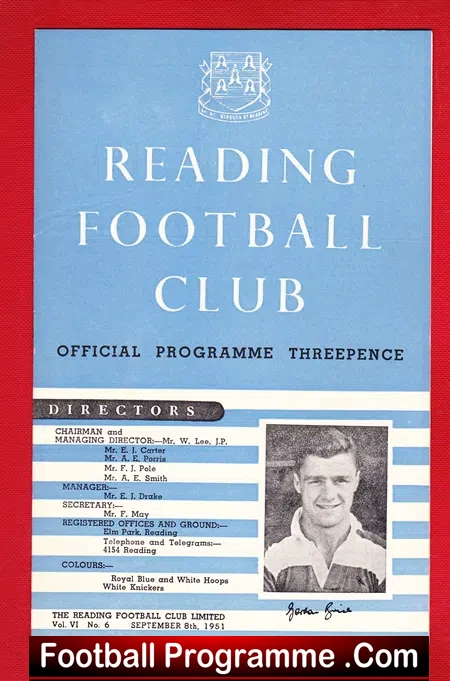 Reading v Torquay United 1951