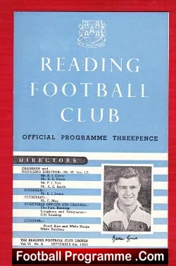 Reading v Torquay United 1951