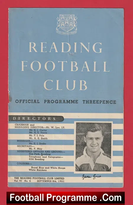Reading v Torquay United 1951