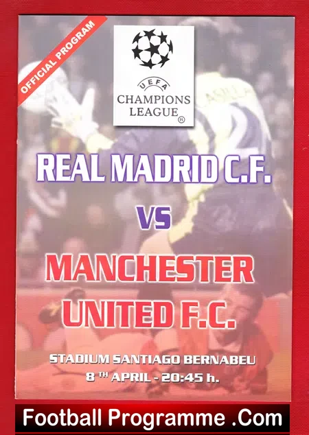 Real Madrid v Manchester United 2003 – Pirate Issue 3