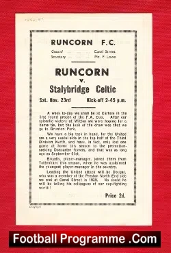 Runcorn v Stalybridge Celtic 1946