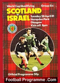 Scotland v Israel 1981 – Jewish Football Team