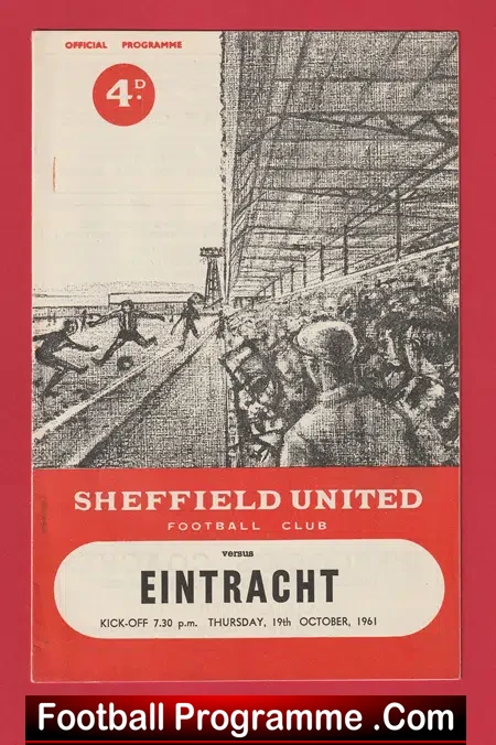 Sheffield United v Eintracht Frankfurt 1961 – German