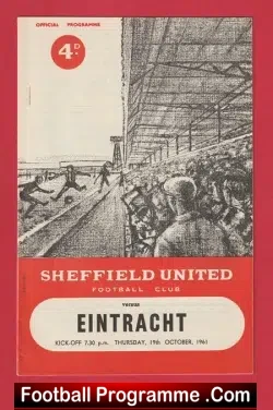 Sheffield United v Eintracht Frankfurt 1961 – German