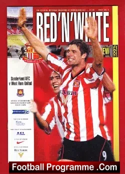 Sunderland v West Ham United 2001