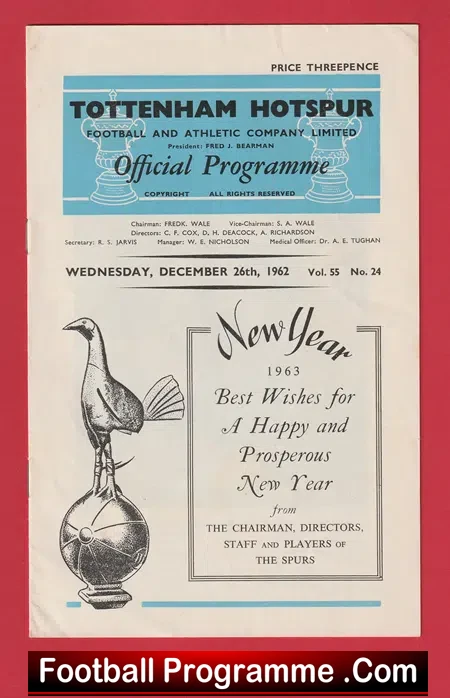 Tottenham Hotspur v Ipswich Town 1962 – 1960s
