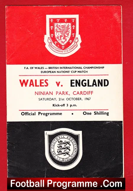 Wales v England 1967