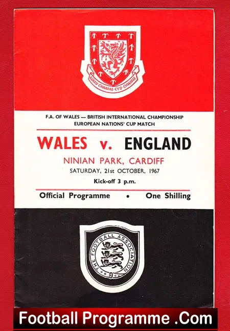 Wales v England 1967 – Includes newspaper articles
