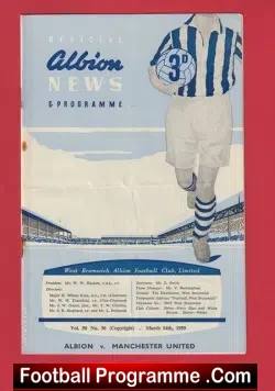 West Bromwich Albion v Manchester United 1959